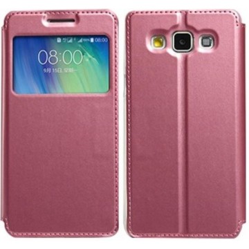 Samsung Galaxy A5 Hoesje Roze met Venster, Merk Kalaideng!