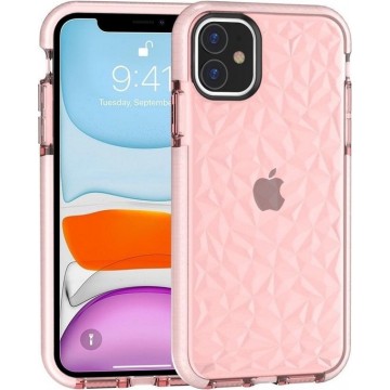 diamanten case iPhone 11 - roze