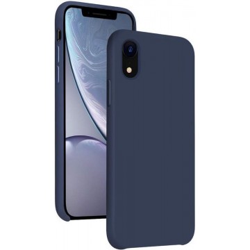 iPhone Xr Siliconen Hoesje Blauw Premium Cover Shockproof Case