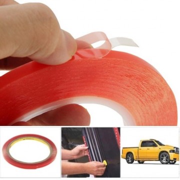 Let op type!! 6mm 3M Double Sided Adhesive Sticker Tape for iPhone / Samsung / HTC Mobile Phone Touch Panel Repair  Length: 25m