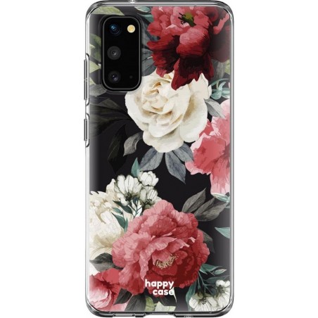 HappyCase Samsung Galaxy S20 Hoesje Flexibel TPU Rozen Print