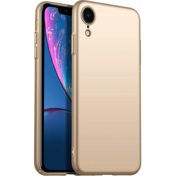 Ultra thin iPhone Xr case - goud