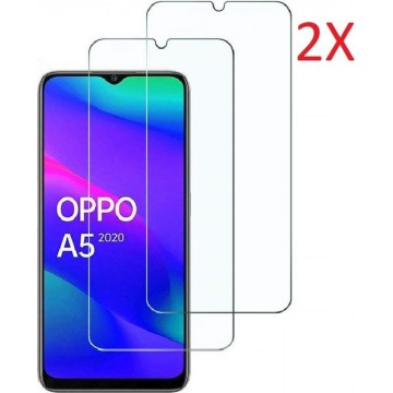 Oppo A5 (2020) Screenprotector 2 Pack /Tempered Glass
