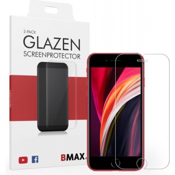 BMAX Glazen Screenprotector Apple iPhone SE 2020 / Beschermglas / Tempered Glass / Glasplaatje