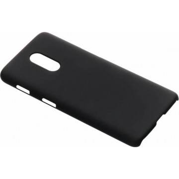 Effen Backcover OnePlus 6T hoesje - Zwart