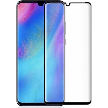 Huawei Y7 2019 - Full Cover Screenprotector - Gehard Glas - Zwart
