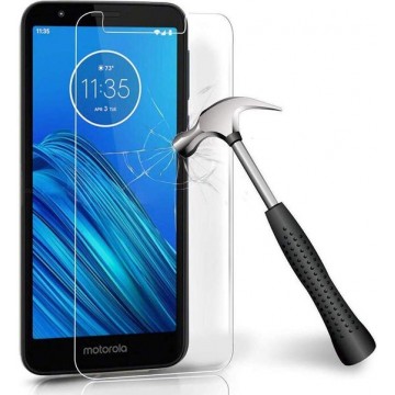 3 Stuks Screenprotector Tempered Glass Glazen Gehard Screen Protector 2.5D 9H (0.3mm) - Motorola Moto E6 Play