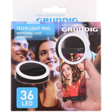 Creartix - Selfie Licht Ring / Selfie LED-ring / Selfie Light Ring Clip - 36 LED - met 3 standen
