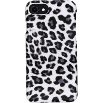 Luipaard Design Backcover iPhone SE (2020) / 8 / 7 hoesje - Wit