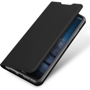 DUX DUCIS TPU Wallet hoesje voor Nokia 3.4 hoesje - zwart