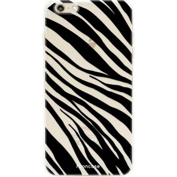FOONCASE iPhone 6 / 6S hoesje TPU Soft Case - Back Cover - Zebra print