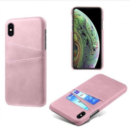 Smartphone hoesje | Telefoon hoesje | Geschikt voor 2 pasjes | Anti shock | Roze | iPhone 11