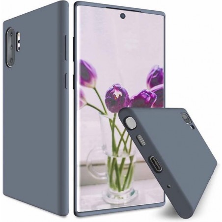 Silicone case Samsung Galaxy Note 10 Plus - lavendel grijs