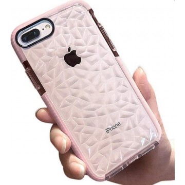 diamanten case iPhone 8 Plus / 7 Plus - roze