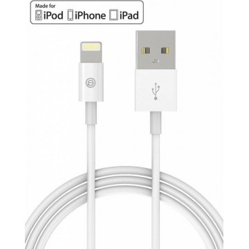 iPhone OplaadKabel En iPad 2 Meter MFI Wit - OPSO