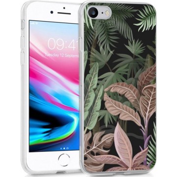 iMoshion Design voor de iPhone SE (2020) / 8 / 7 / 6s hoesje - Jungle - Groen / Roze