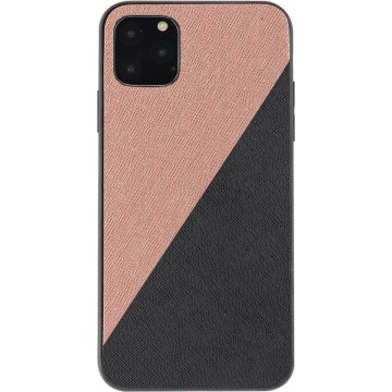 Apple iPhone 11 Hoesje Case Cover Goud x Zwart