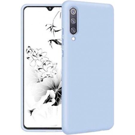 Samsung Galaxy A70 Back Cover Telefoonhoesje | Lila | Siliconen Hoesje