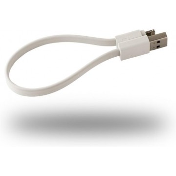 Azuri USB mini datakabel met Apple lightning connector - wit