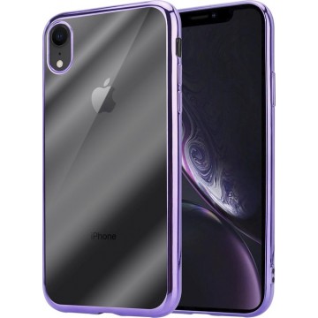 paarse metallic bumper case iPhone Xr