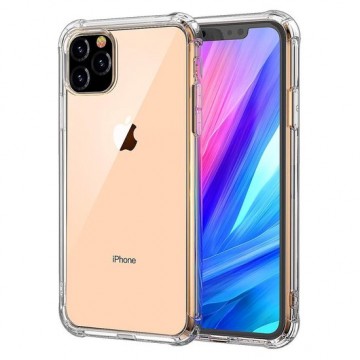 iPhone 11 Pro Hoesje Shock Proof Cover Siliconen Hoes Case Transparant