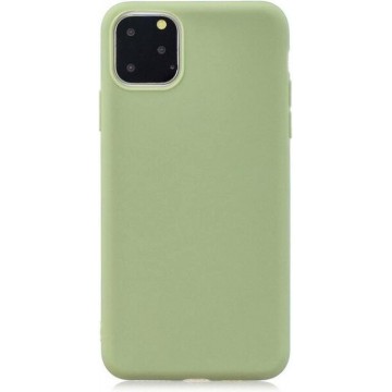 Apple iPhone 8 Back Cover Telefoonhoesje | iPhone 7 | iPhone SE 2020 | Siliconen Hoesje | Pastel Groen