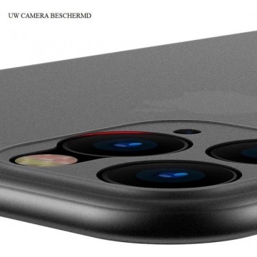 COMBI ultra dunne  hoes zwart iPhone 11 Pro + gehard glas screenprotector