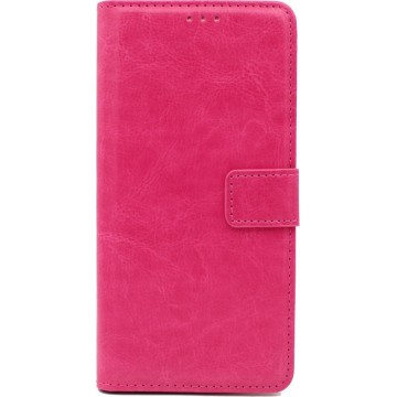 Samsung Galaxy S7 Edge Hoesje - Portemonnee Book Case - Kaarthouder & Magneetlipje - Roze