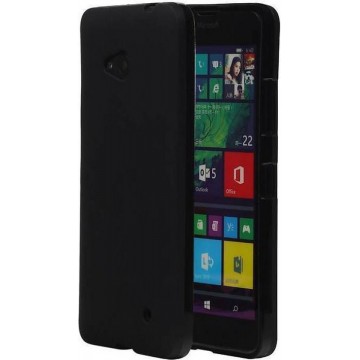 TPU Backcover Case Hoesjes voor Microsoft Lumia 640 Zwart