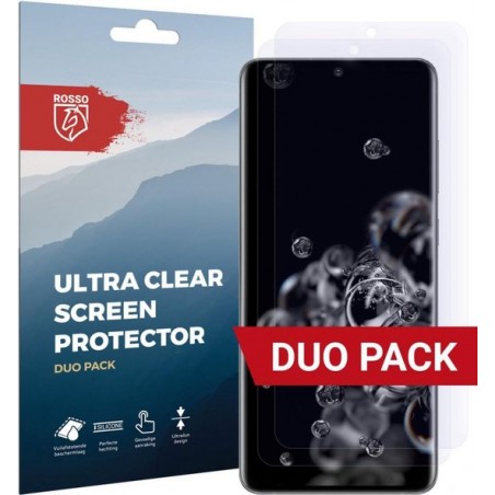 Rosso Samsung Galaxy S20 Ultra Clear Screen Protector Duo Pack