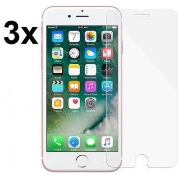 4mobilez set 3x  iPhone 6/7/8 screenprotectors - 2.5D - case friendly