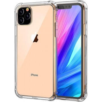 iPhone 11 Pro Max Hoesje Shock Cover Siliconen Hoes Case Transparant
