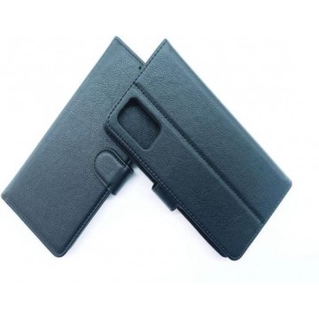 Samsung  Galaxy A31 Zwart Portemonnee Wallet Case- TPU  hoesje met pasjes Flip Cover - Boek  beschermend Telefoonhoesje