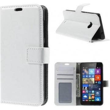 Cyclone Cover wallet hoesje Microsoft Lumia 650 wit
