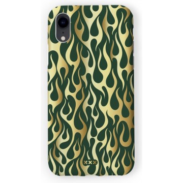 Eclatant Amsterdam iPhone XR Fashion Case Flames - gratis screen protector