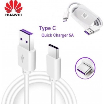 Huawei USB-C Fast Charge Kabel - 1 Meter - Wit