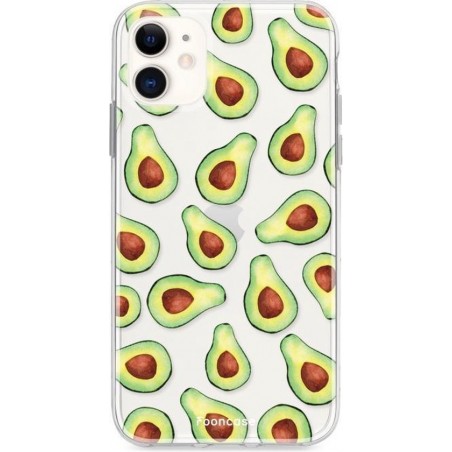 FOONCASE iPhone 11 hoesje TPU Soft Case - Back Cover - Avocado