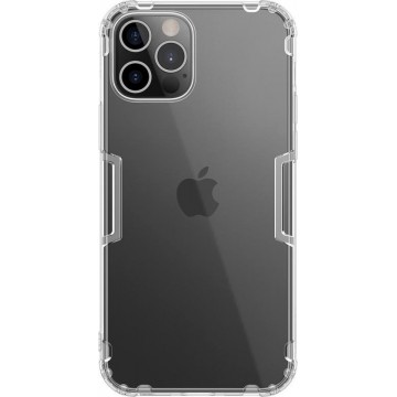 Nillkin iPhone 12 of iPhone 12 Pro Hoesje Shock Proof Siliconen Hoes Case Cover - Transparant