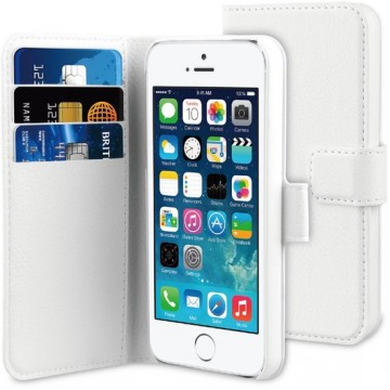 BeHello Wallet Case voor Apple iPhone 5/5S - Wit