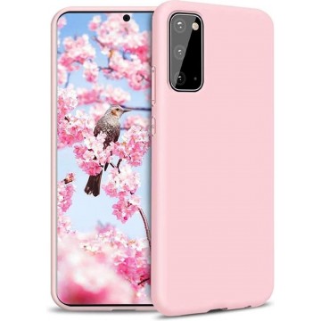 Shieldcase silicone case Samsung Galaxy A41 - roze