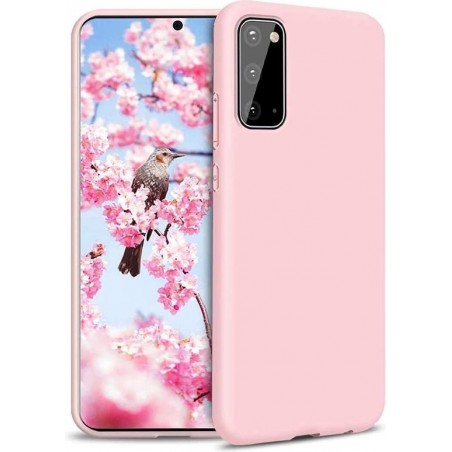 Shieldcase silicone case Samsung Galaxy A41 - roze