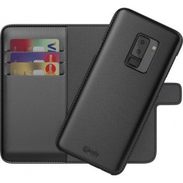 BeHello 2-in-1 Wallet Case Zwart voor Samsung Galaxy S9+