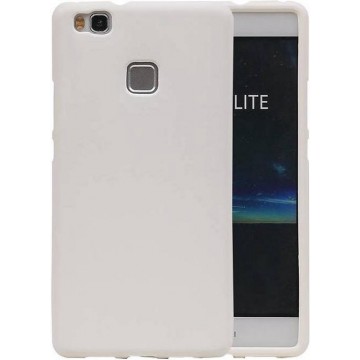 Sand Look TPU Backcover Case Hoesje voor Huawei P9 Lite Wit