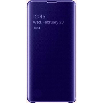 Baisc hoesjes - Flip Stand Cover Stand Cover voor Samsung Galaxy S8 Blauw -  Maroccan blue