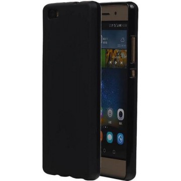 TPU Backcover Case Hoesje voor Huawei P8 Lite Zwart