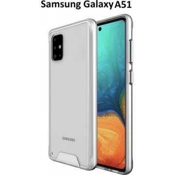 Samsung Galaxy A51 Hoesje Space Hard TPU Back cover- Transparant