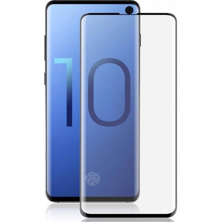 Samsung Galaxy S10 - Full Cover Screenprotector - Gehard Glas - Zwart