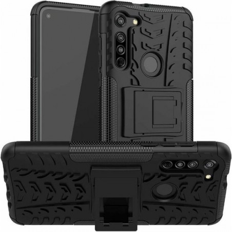 Motorola Moto G8 Hoesje - Schokbestendige Back Cover - Zwart