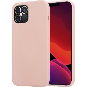 Silicone case iPhone 12 Pro Max - 6.7 inch - roze