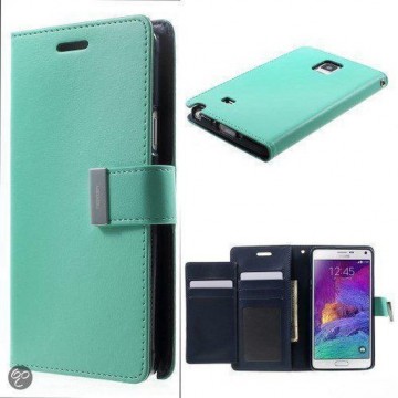 Mercury Rich Dairy wallet case Samsung Galaxy Note 4 Mint